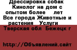 Дрессировка собак (Кинолог на дом с опытом более 10 лет) - Все города Животные и растения » Услуги   . Тверская обл.,Бежецк г.